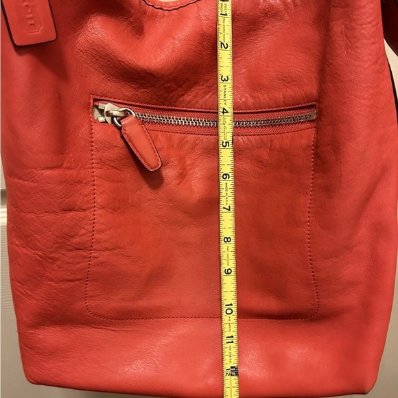 Coach Red Leather Legacy Hobo  Women's Bag - Picture 15 of 16